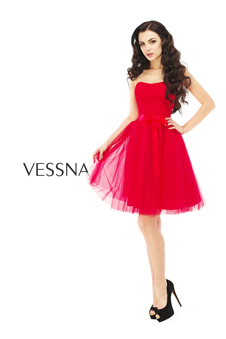 Красное платье Vessna